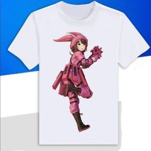 Gun Gale Online model short sleeve t-shirt